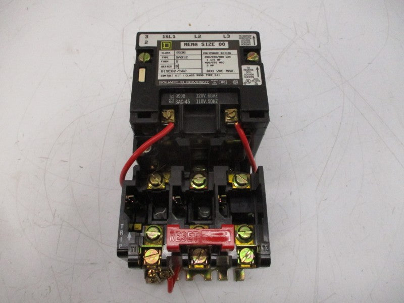 SQUARE D 8536SAO12V02S SER. B 110/120V NSMP