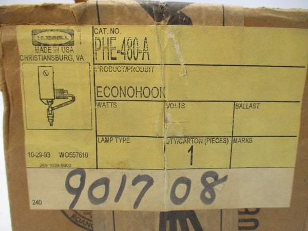 HUBBELL PHE-480-A NSFS