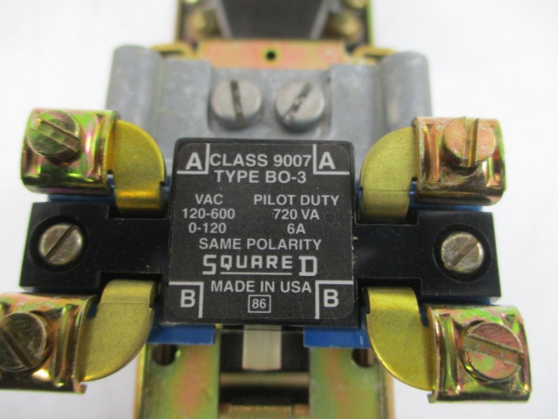 SQUARE D 9050BO2D SER. E 110/120V 15A NSMP