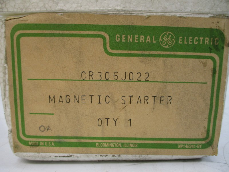 GENERAL ELECTRIC CR306J022 110/120V 18A NSMP