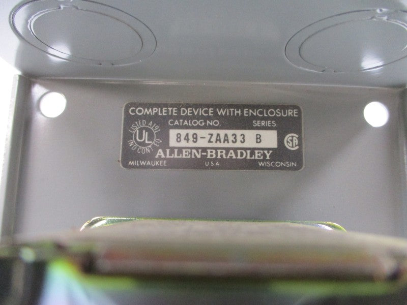ALLEN BRADLEY 849-ZAA33 SER. B 220/240V 60A NSNP
