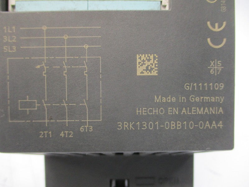 SIEMENS 3RK1301-0BB10-0AA4 600V 2.4-8A NSNP