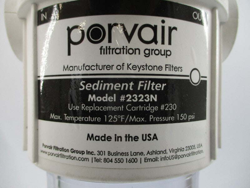 PORVAIR 2323N 150PSI 125'F (AS PICTURED) NSNP