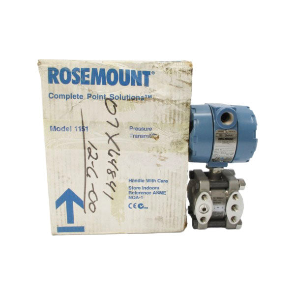 ROSEMOUNT 1151GP5S2DL4K2K5T1204 45VDC 750"H2O NSMP