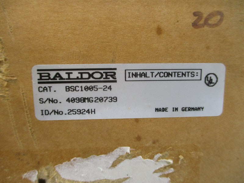 BALDOR BSC1005-24 25924H 230VDC 5A NSMP