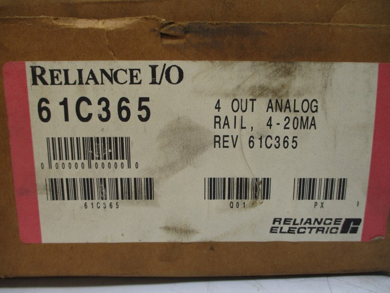RELIANCE ELECTRIC 61C365 86429-75RA 120VAC 0.15/0.35A NSMP