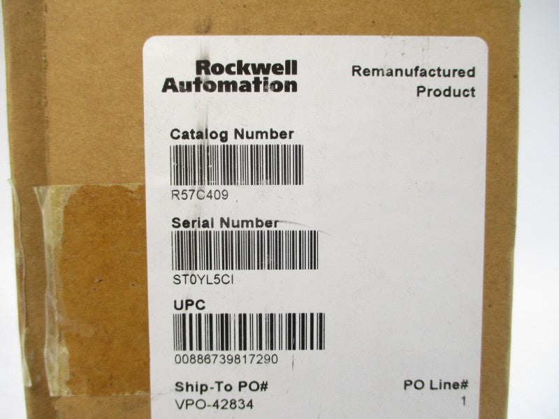 RELIANCE ELECTRIC R57C409 O-57409-J 15VDC REV. 11 REMAN