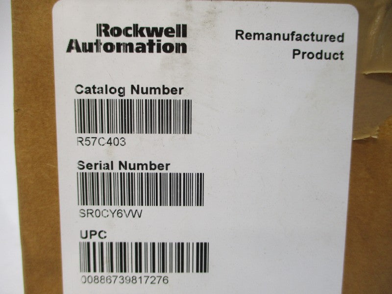 RELIANCE ELECTRIC R57C403 O-57403-J REV. 07 115VAC 2A REMAN