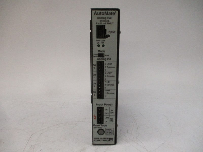 RELIANCE ELECTRIC R61C351A 86429-74RA 120VAC 0.15/0.35A REMAN