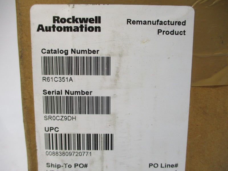 RELIANCE ELECTRIC R61C351A 86429-74RA 120VAC 0.15/0.35A REMAN