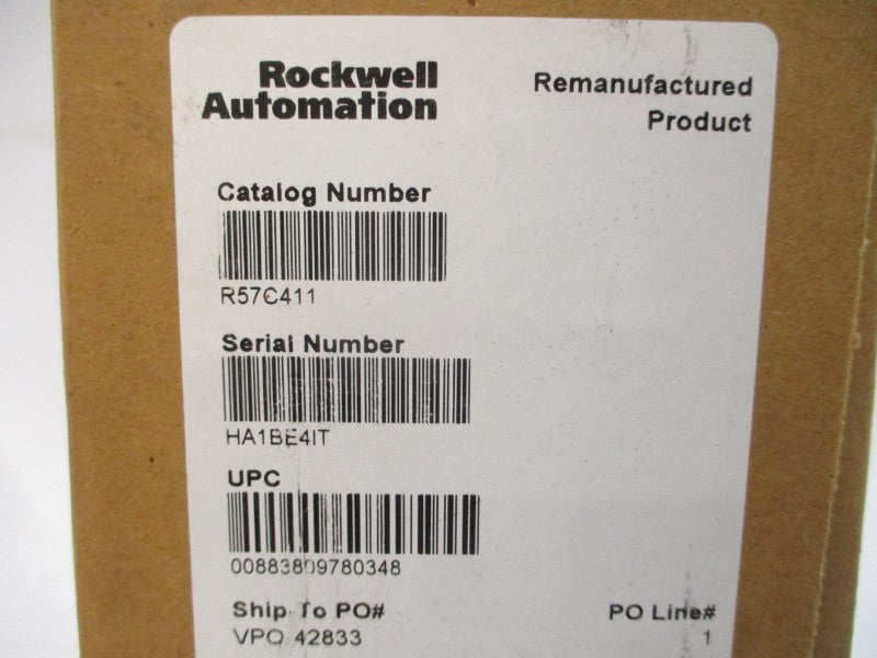 RELIANCE ELECTRIC R57C411 O-57411-2L REV. 10 REMAN