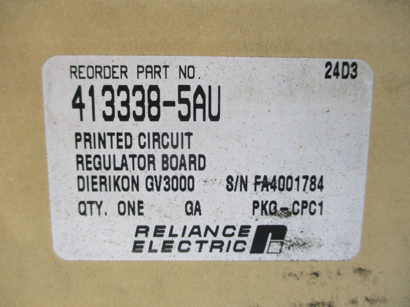 RELIANCE ELECTRIC GV3000 413338-5AU NSMP