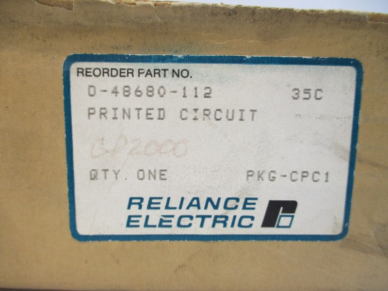 RELIANCE ELECTRIC 0-48680-112 NSMP