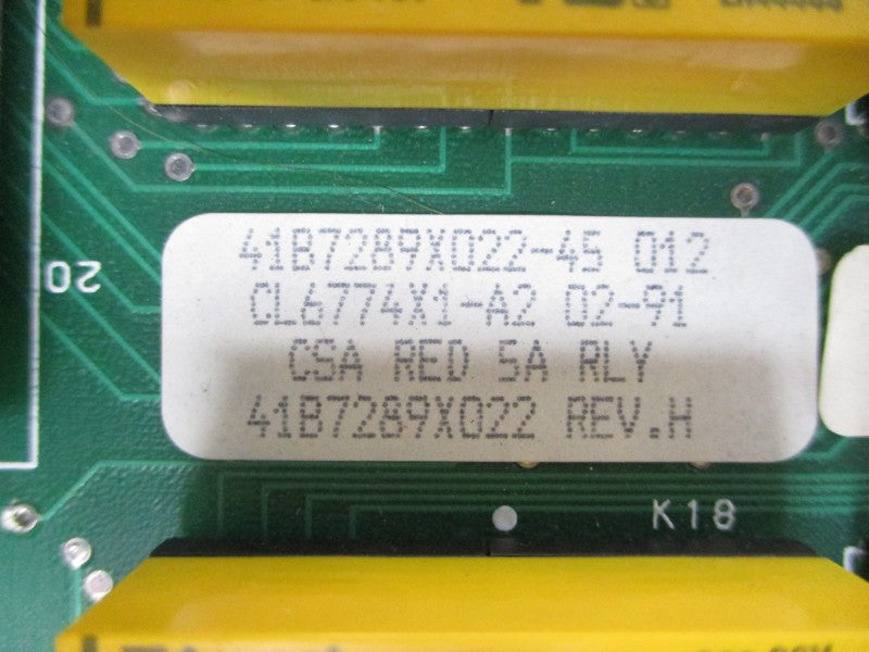 FISHER CONTROLS CL6774X1-A2 41B7289X022 240VAC 5A REV. H NUPI