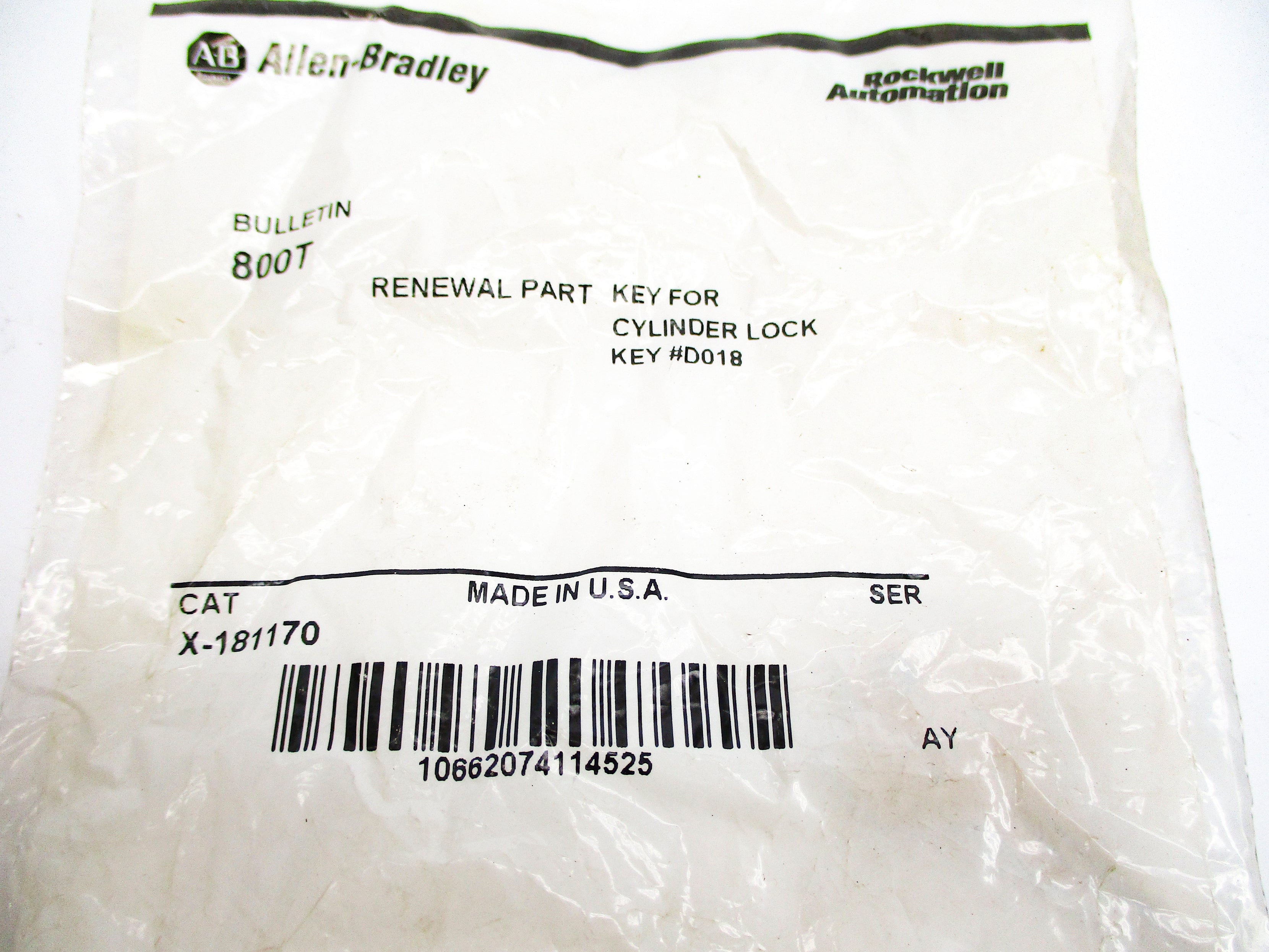 INDUSTRIAL SPARE PART X-181170 NSMP