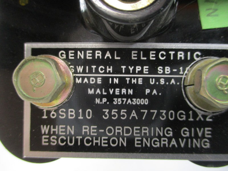 GENERAL ELECTRIC 16SB10355A7730G1X2 SM-10 NSNP