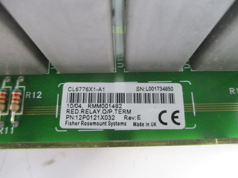 FISHER ROSEMOUNT CL6776X1-A1 12P0121X032 24VDC 1.1A REV. E NUPI