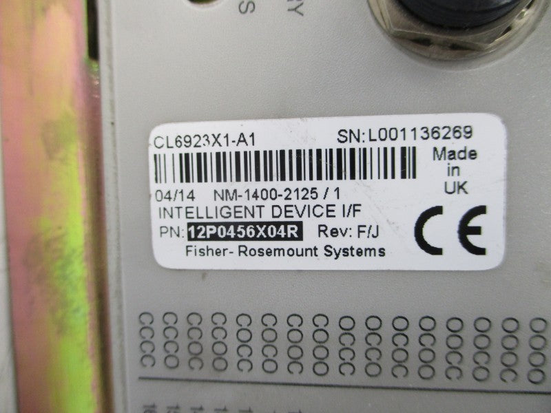 FISHER ROSEMOUNT CL6923X1-A1 12P0456X04R 21-29VDC REV. F/J UNMP