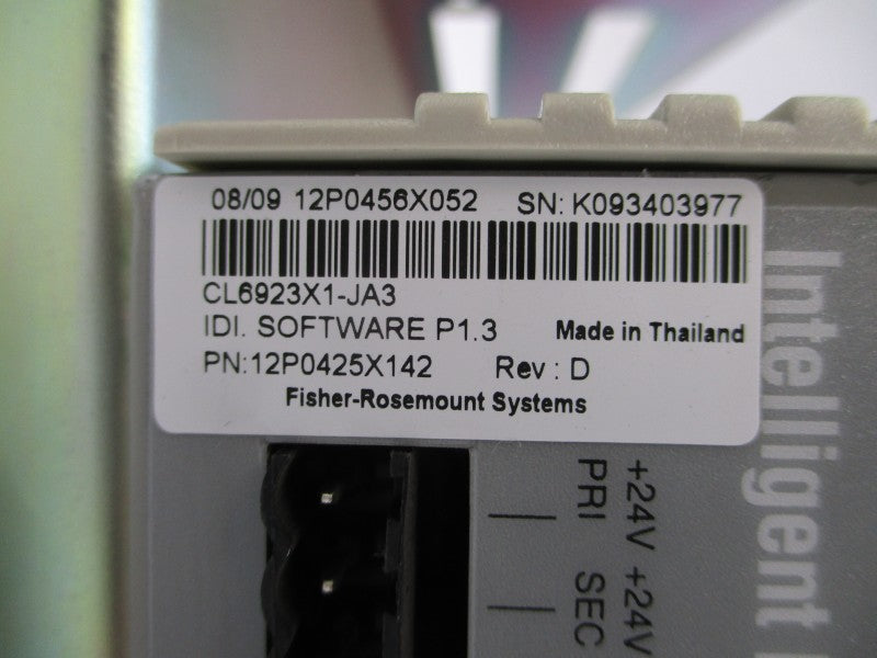 FISHER ROSEMOUNT CL6923X1-A1 12P0456X052 21-29VDC REV. J UNMP