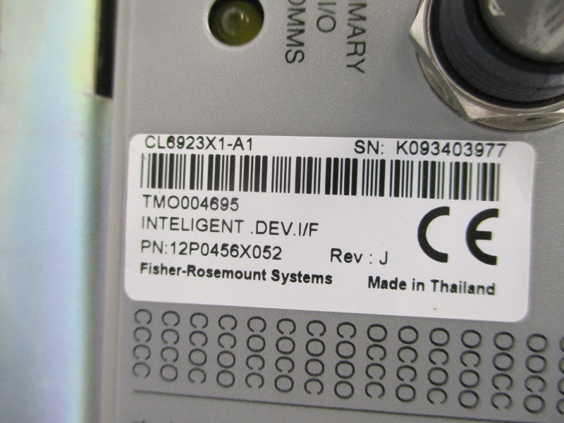 FISHER ROSEMOUNT CL6923X1-A1 12P0456X052 21-29VDC REV. J UNMP