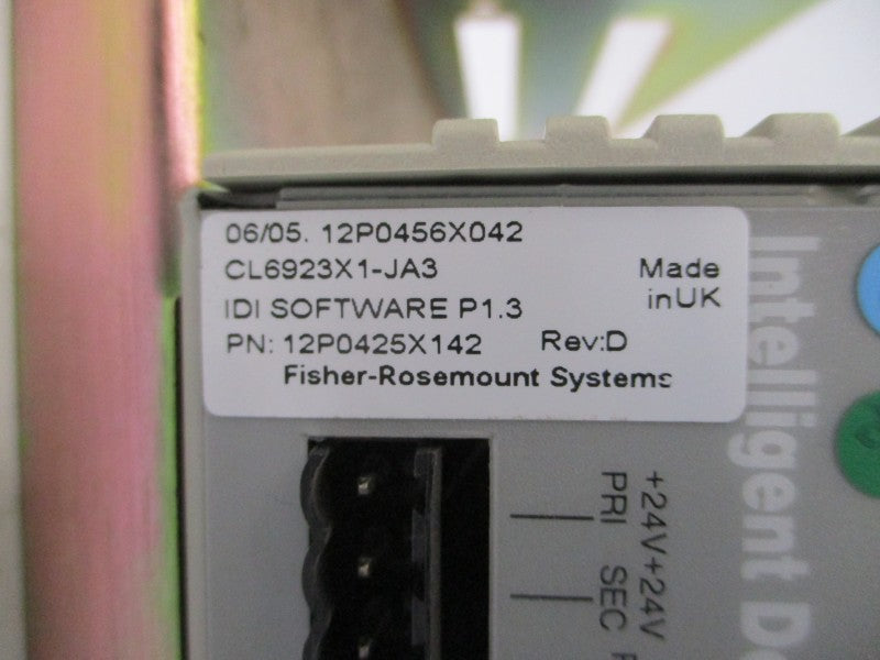 FISHER ROSEMOUNT CL6923X1-A1 12P0456X042 21-29VDC REV. H UNMP