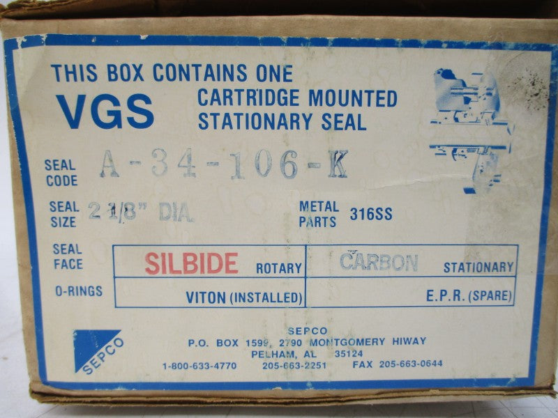 SEPCO A-34-106-K 2-1/8" NSMP