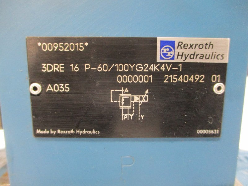 REXROTH 00952015 3DRE16P-60/100YG24K4V-1 UNMP