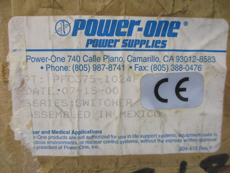 POWER ONE PFC375-1024F NSFS