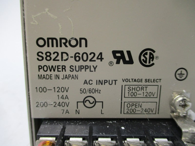 OMRON S82D-6024 100-120/200-240VAC 7-14A NSMP