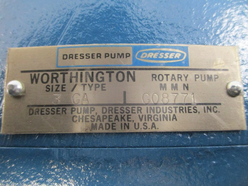 DRESSER PUMP 3GA G08771 NSMP