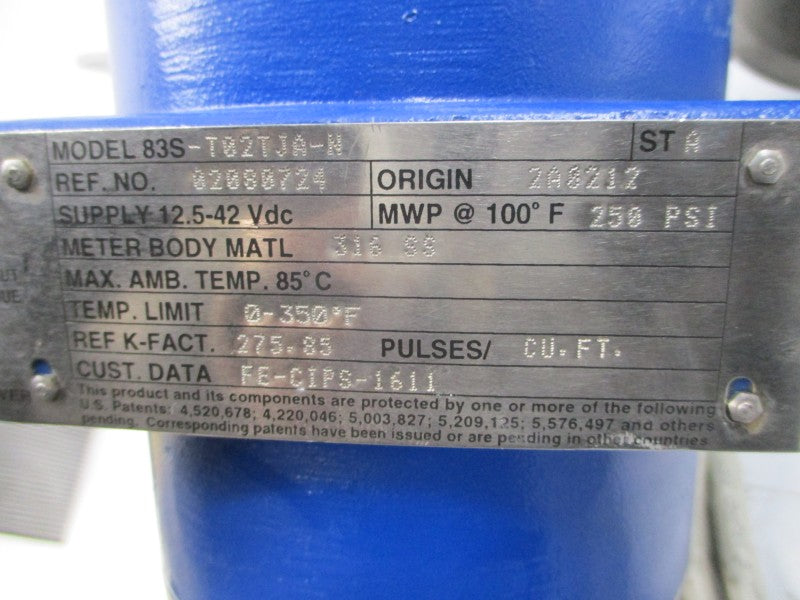 FOXBORO 83S-T02TJA-N 12.5-42VDC 250PSI UNMP
