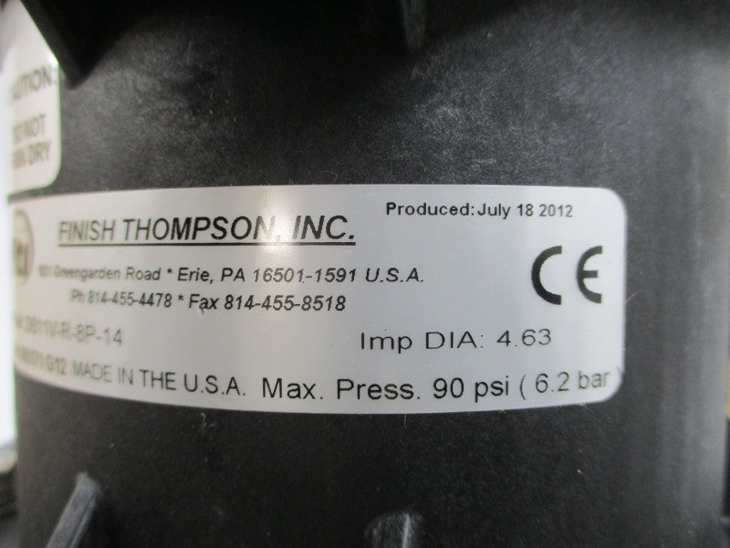 FINISH THOMPSON DB11V-R-8P-14 90PSI NSMP