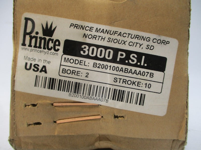 PRINCE MANUFACTURING B200100ABAAA07B 3000PSI NSFS