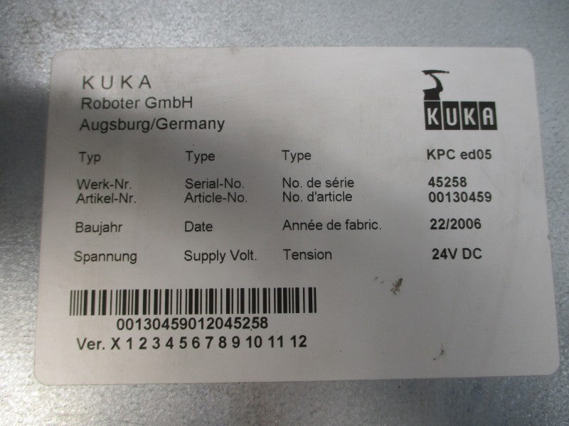 KUKA KPCED05 45258 00130459 24VDC UNMP