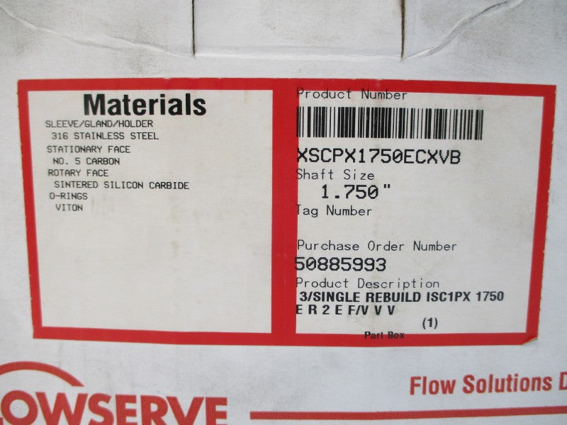 FLOWSERVE XSCPX1750ECXVB 1.750" NSMP