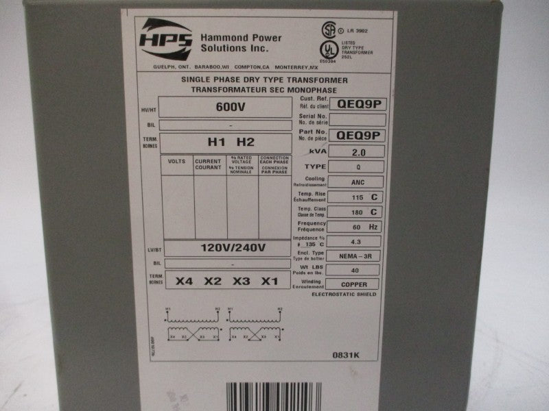 HPS QEQ9P 600V NSMP