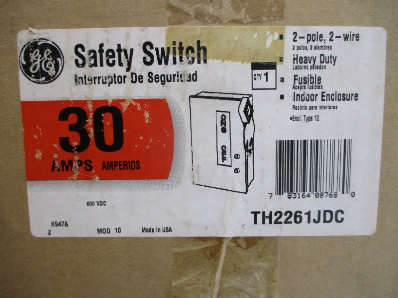 GENERAL ELECTRIC TH2261JDC 600VDC 30A NSMP