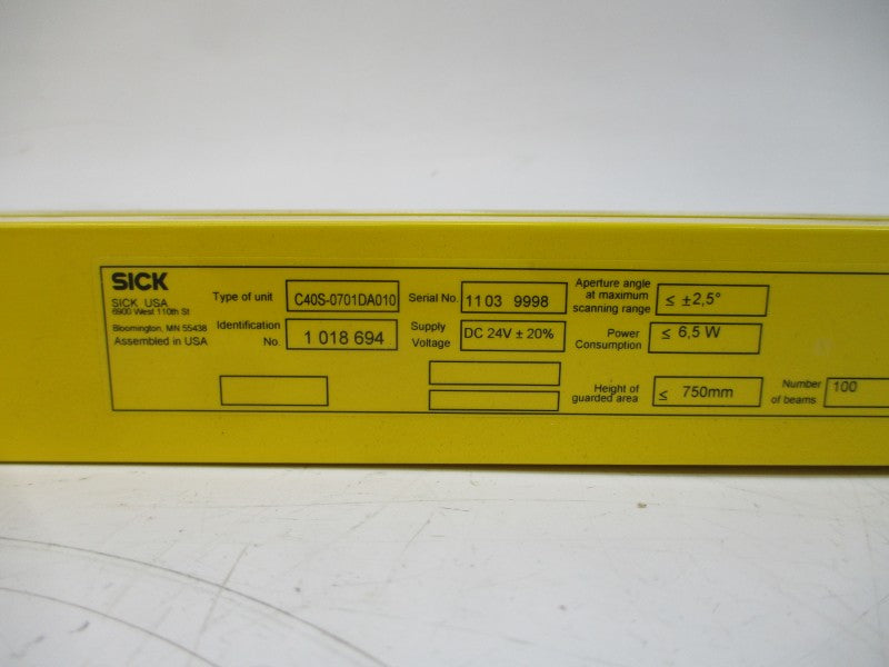 SICK C40S-0701DA010 1018694 24VDC NSNP
