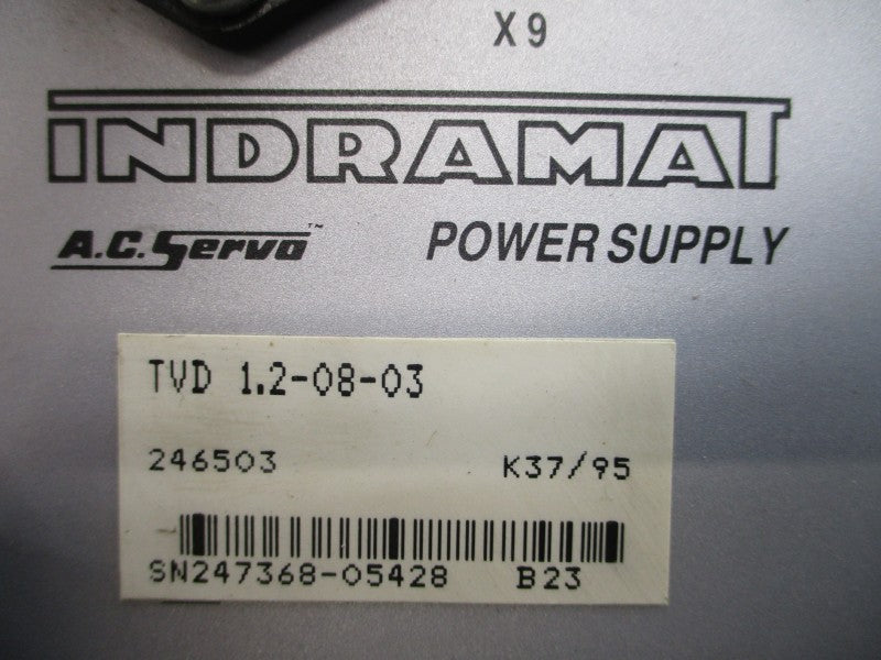 INDRAMAT TVD1.2-08-03 246503 380-460VAC (AS PICTURED1) UNMP