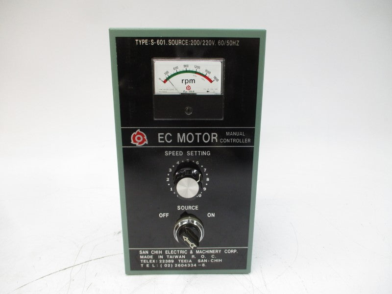 SAN CHIH ELECTRIC & MACHINERY S-601 200/220V NSMP