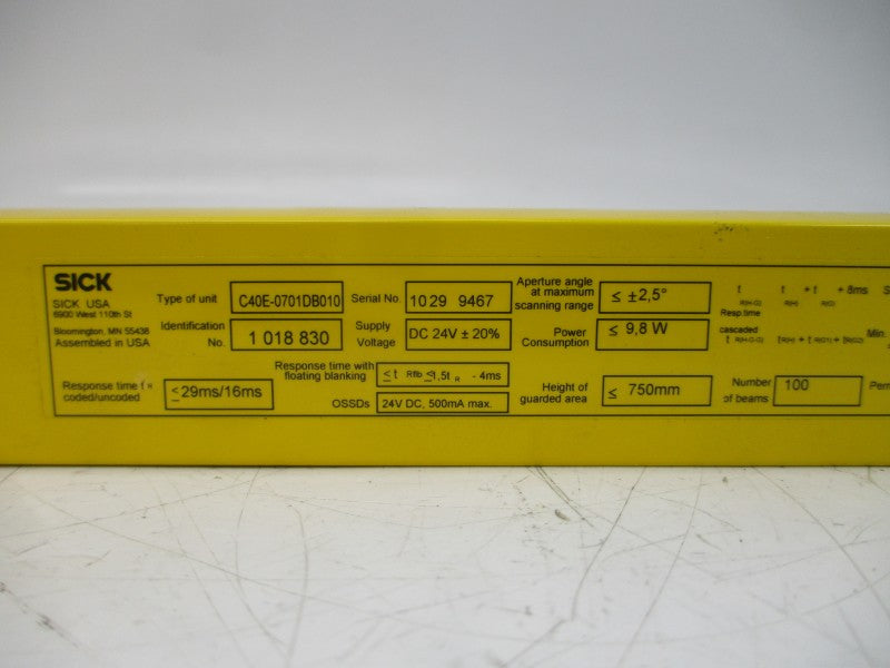 SICK C40E-0701DB010 1018830 24VDC NSNP