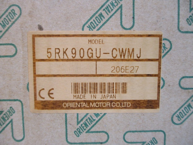 ORIENTAL MOTOR 5RK90GU-CWMJ 230V 0.96A NSMP