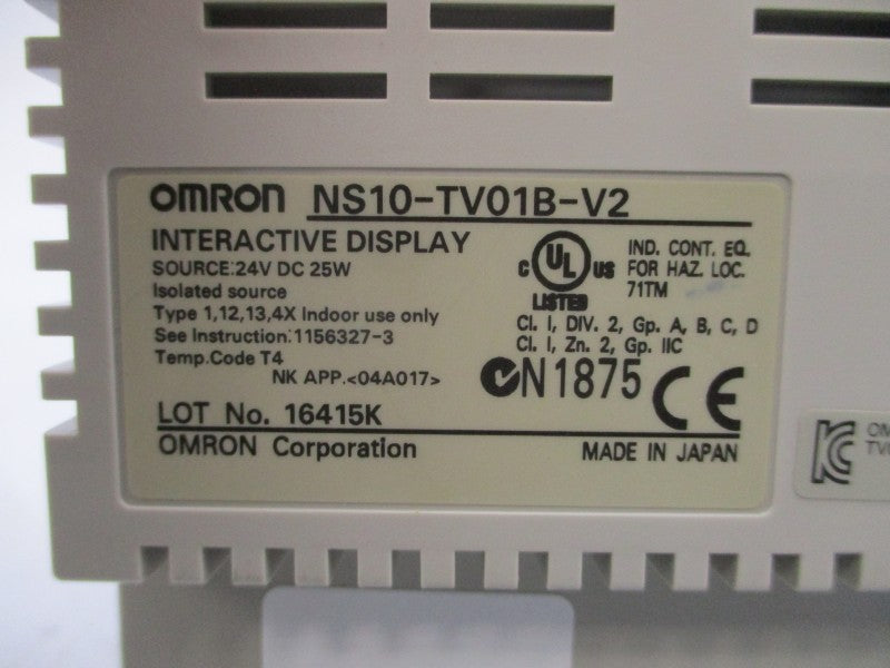 OMRON NS10-TV01B-V2 24VDC NSMP
