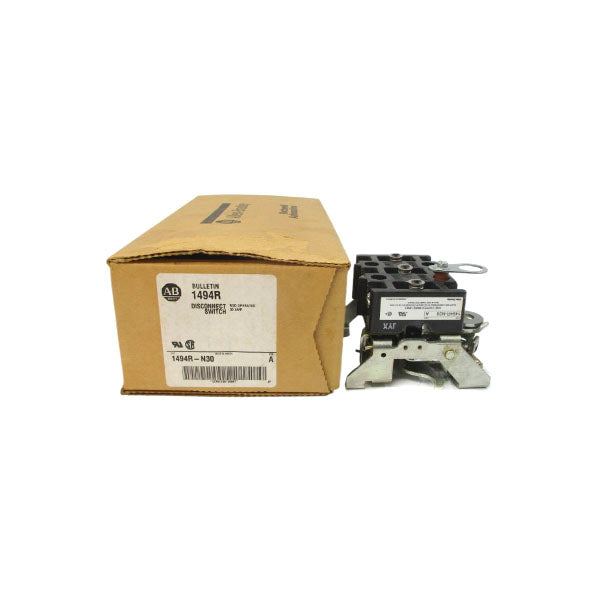 ALLEN BRADLEY 1494R-N30 SER. A 575V 30A (AS PICTURED) (BR/WH) NSMP