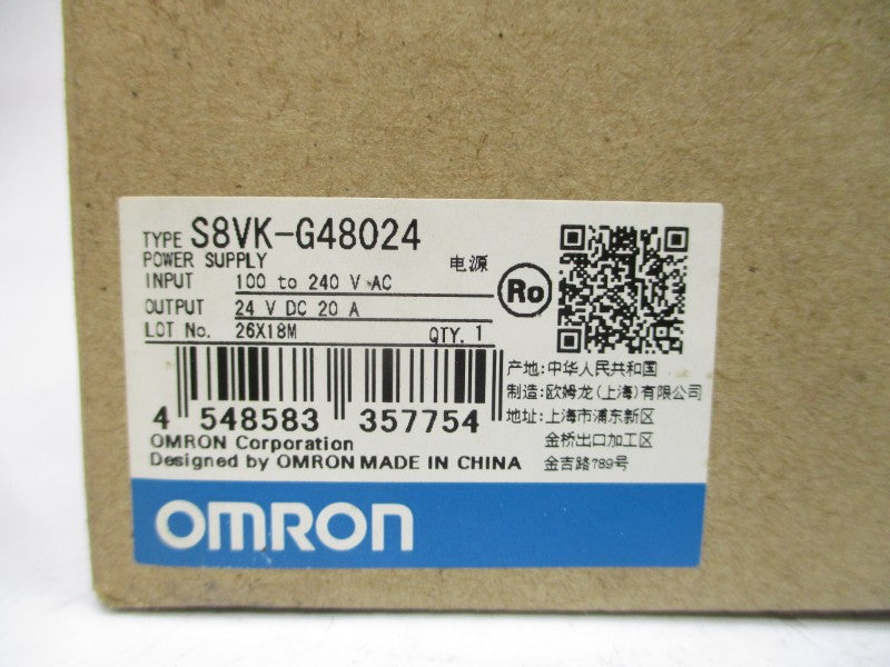 OMRON S8VK-G48024 100-240VAC 6.1A NSMP