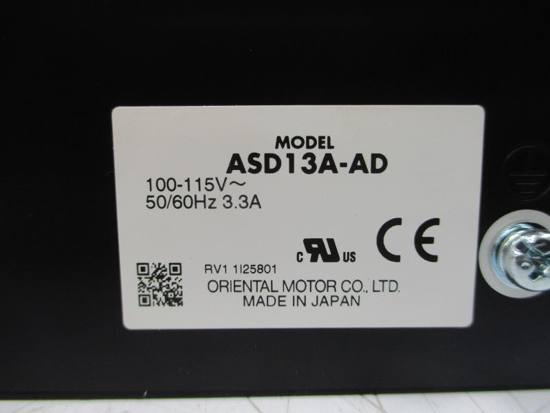 ORIENTAL MOTOR ASD13A-AD 100-115V 3.3A NSMP
