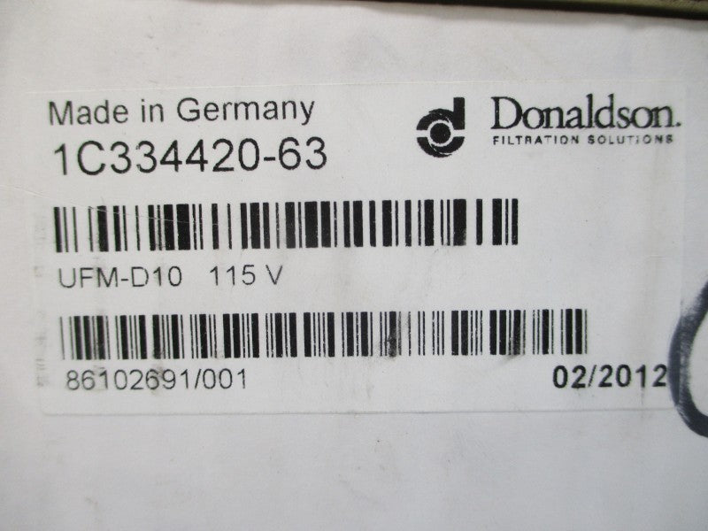 DONALDSON UFM-D10 1C334420-63 115V NSMP