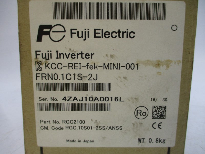 FUJI ELECTRIC FRN0.1C1S-2J 200-240V 1.1A NSMP