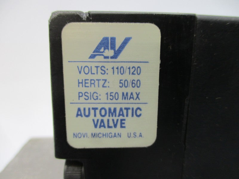 AUTOMATIC VALVE 409B67-S3S3 110/120V 150PSI NSNP