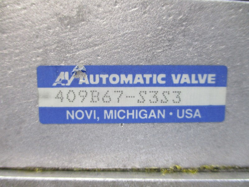 AUTOMATIC VALVE 409B67-S3S3 110/120V 150PSI NSNP